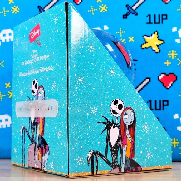Disney Nightmare Before Christmas Jack Skellington Musical SnoMotion WaterGlobe - Picture 3 of 12